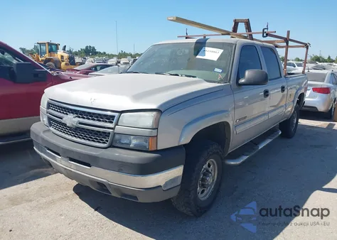 2005 Chevrolet Silverado 2500Hd Ls из США, поврежденный, VIN 1GCHK23U35F837207